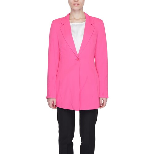 Vero Moda Jakne & Blazerji Vmcharity Ls Long Slim 10304777 Rdeča Cene