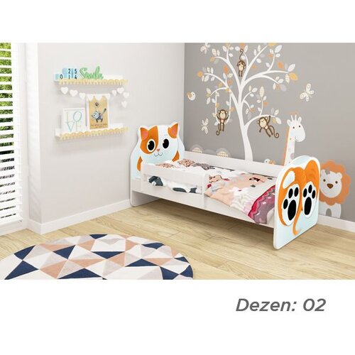 ACMA dečiji krevet VII animals 160x80 dušek 7 cm2 Slike