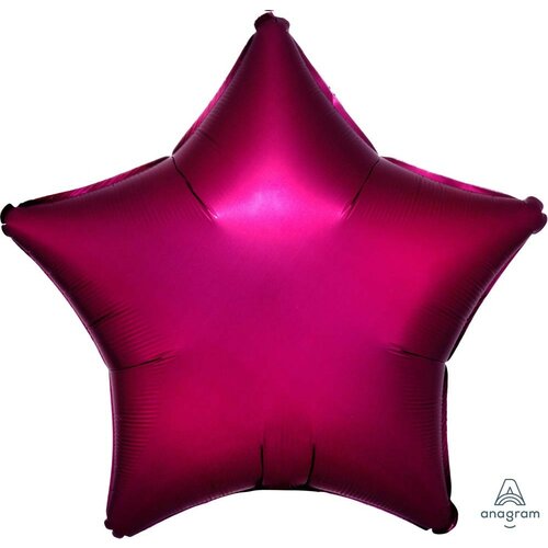 Zvezda ciklama roze boje - balon sa helijumom Slike