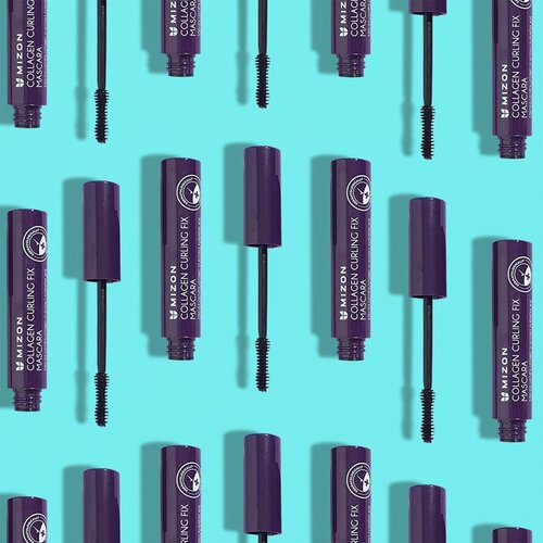Mizon Collagen Curling Fix vodoodporna maskara za podalj&amp;scaron;anje trepalnic s kolagenom odtenek Black 6 ml Slike