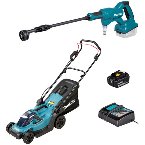 Makita DLX2583T Set akumulatorskih alata LXT akumulatorska kosilica i srednji 1 cistac pod pritiskom ukljucujuci kom. x Slike