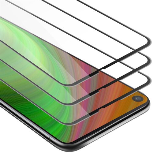 Cadorabo 3x Celozaslonska zaščitna folija, združljiva z Samsung Galaxy A9 PRO 2019 - Zaščitna folija v transparentno s čarno - 3-pack Kaljeno steklo za zaščito zaslona s trdoto 9H in 3D doti, (20563031) Cene
