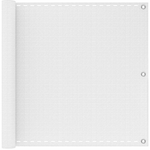  Zaštita od pogleda za balkon Bijela 75 x 1000 cm HDPE i Aluminij - Bijela 75 x 1000 cm Cene