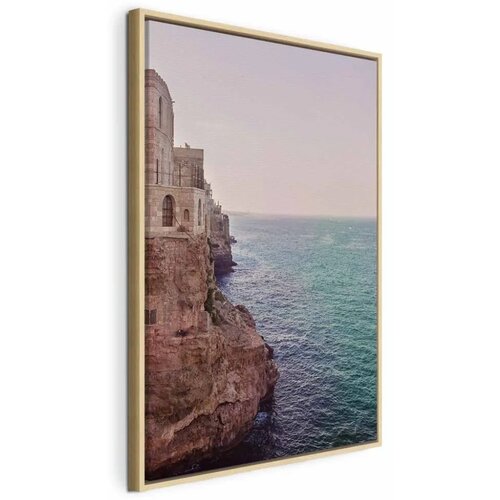  Slika - Turquoise Coast (1 Part) Vertical 60x90 U prirodnom drvenom okviru Cijene