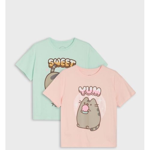 Sinsay Pamučne majice s printom 2 kom Pusheen the Cat Cijene
