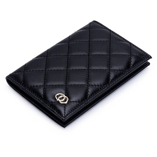 INF Nov moden prešit dvodelen etui za potni list Black, (21697513) Cene
