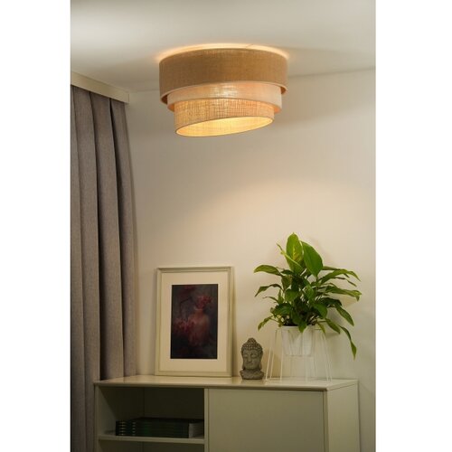  duolla - stropna svetiljka yute trio 3xE27/15W/230V prečnik 60 cm braon/siva/bež Slike
