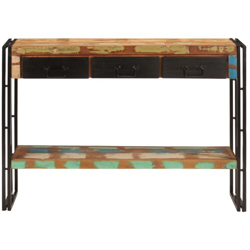 Maison Chic konzolna miza - miza ob steni 110x30x76 cm trden predelan les, (21786073) Cene