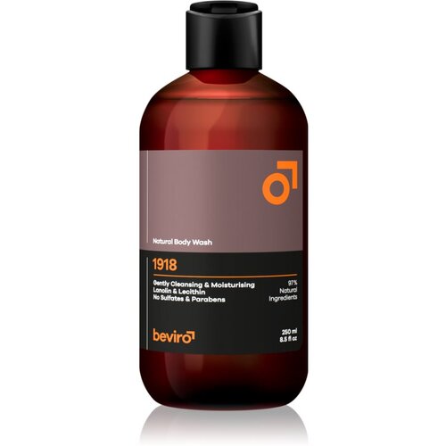 Beviro Natural Body Wash 1918 gel za tuširanje za muškarce 250 ml Cijene