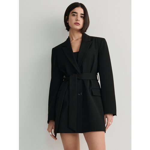 Reserved Ladies` blazer - črna Cene