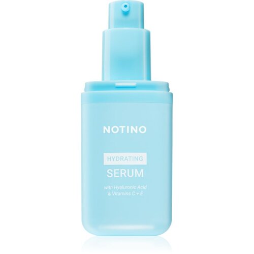 Notino Hydrating Serum with Hyaluronic Acid &amp;amp; Vitamins C + E vlažilni serum za posvetlitev in zgladitev kože 30 ml Slike