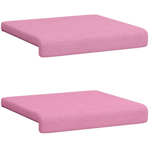  Jastučić za klupu 2 kom. Tkanina Ružičasta Dubina 35 cm Slike