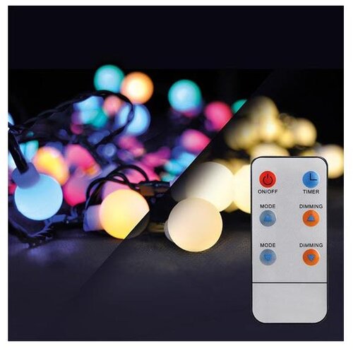 solight 1V08-RGB-LED RGB prigušiva LED girlanda 100xLED/8 funkcija 15m IP44 + daljinski upravljač Cene