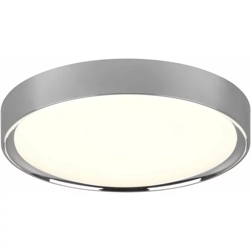 Tri O LED stropna svjetiljka u sjajnoj srebrnoj boji ø 33 cm Clarimo -