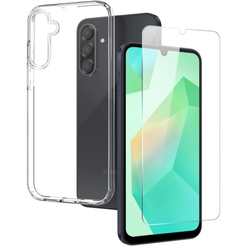 NN-Su Combo Maska za Samsung A26 5G sa sa zaštitom ekrana, Providna Cijene