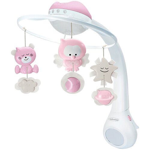 Infantino vrtuljak 3u1 - Dusty Rose Slike