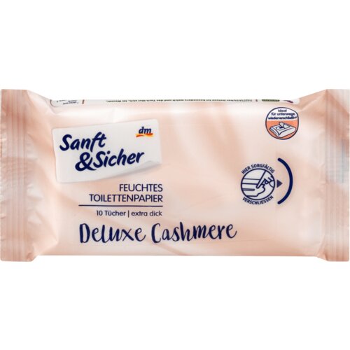 Sanft&Sicher vlažni toalet papir deluxe - kašmir 10 kom Cene