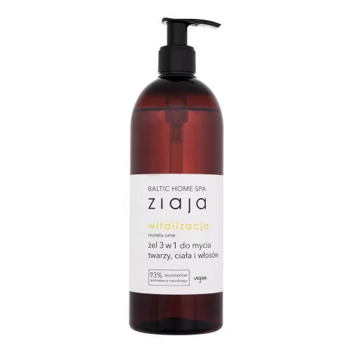 Ziaja Baltic Home Spa Vitality Shower Gel & Shampoo 3 in 1 gel za tuširanje za lice, tijelo i kosu 500 ml za ženske