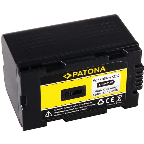 Patona baterija CGA-D54S / CGR-D120 za panasonic AG-DVC30 / NV-DS11 / NV-MX1, 1800 mah kompatibilna Slike