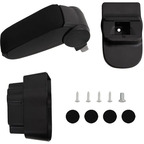  Naslon za ruke za automobil crni 12 x 37 x (31 - 48) cm ABS Cijene