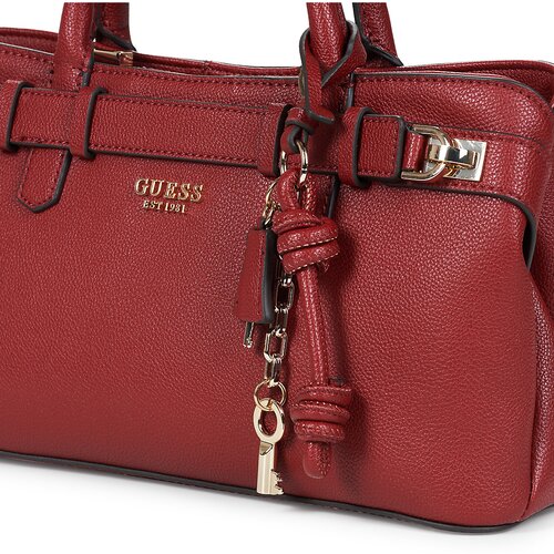 Guess Ročne torbice RED GREGORIA GIRLFRIEND SATCHEL Rdeča Slike