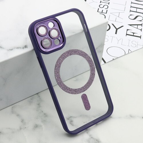 Maska diamond magsafe za iphone 12 pro/ ljubičasta Slike