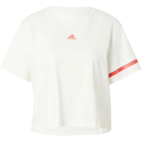 ADIDAS SPORTSWEAR Tehnička sportska majica 'BL COL GT' koraljna / bijela