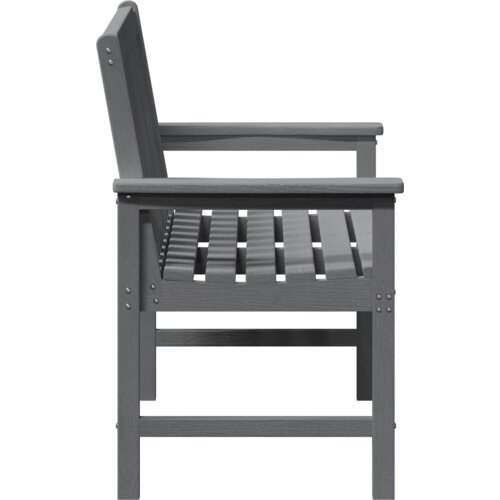 VidaXL vrtna klupa svjetlosiva 120 cm hdpe Slike