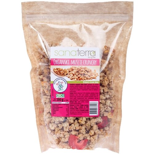 Sanaterra Organski musli crunchy 200g Cene