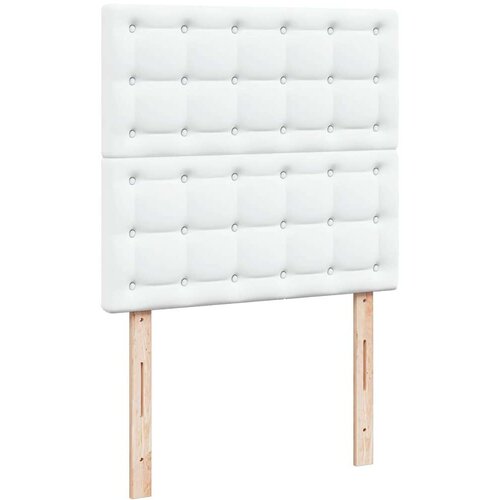 VidaXL Otomanski krevet s madracima i LED 180x200 cm umjetna koža Slike