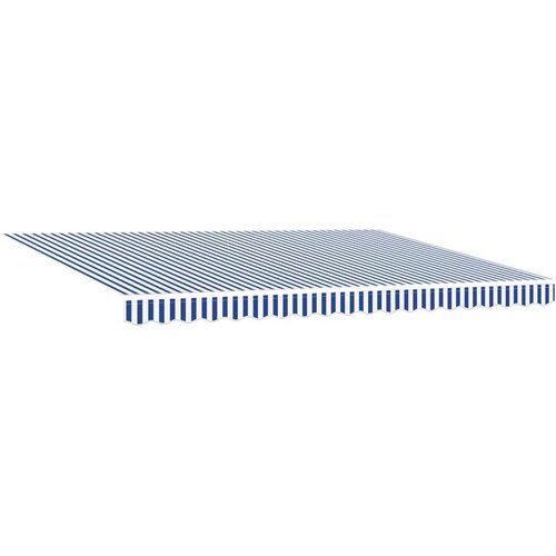  Ročno senčilo s LED-ji Modra in bela 4 &amp;times; 3 m, (5000205327) Slike