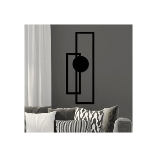 Opviq zidna dekoracija Astratto-1, 32x85 cm, 1.5 mm, Crna Cene
