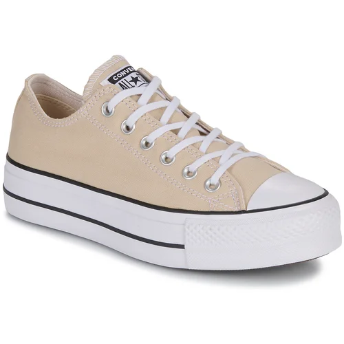 Converse CHUCK TAYLOR ALL STAR LIFT PLATFORM SEASONAL COLOR-OAT MILK/WHIT Bež