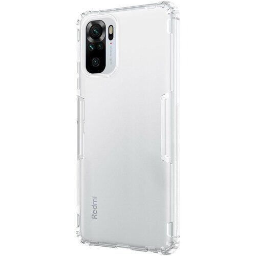 XIAOMI REDMI note 10 / note 10S / poco M5S nillkin za&amp;scaron;titna maskica, transparentna Slike