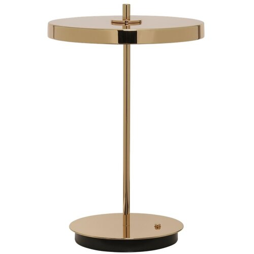 UMAGE LED zatemnitvena namizna svetilka v zlati barvi s kovinskim senčnikom (višina 31 cm) Asteria Move – Cene