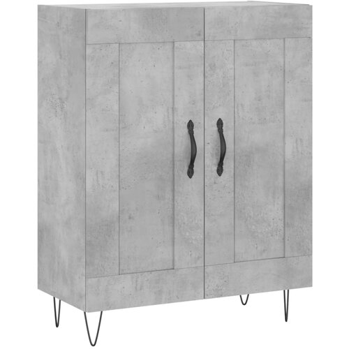 Maison Chic Komoda - Predalnik betonsko siva 69,5x34x90 cm inženirski les, (21721503) Cene