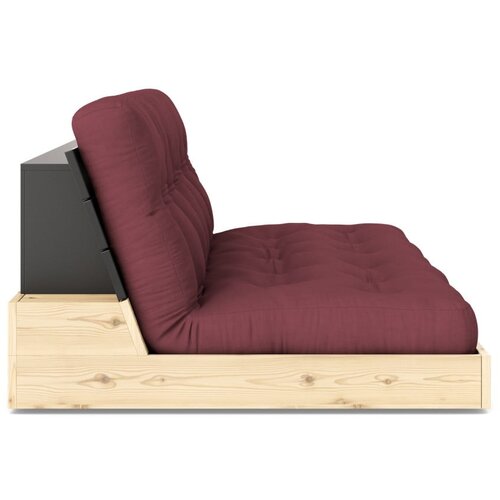 Karup Design Bordo rdeča raztegljiva sedežna garnitura 196 cm Base &amp;ndash; Slike