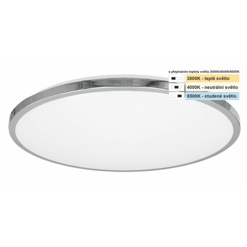 Top Light -LED Plafonsko svetlo za kupatilo SILVER LED/18W/230V IP44 &amp;Oslash; 34 cm hrom Slike