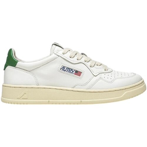 Autry Nizke superge Medalist Low White Green Bela Slike