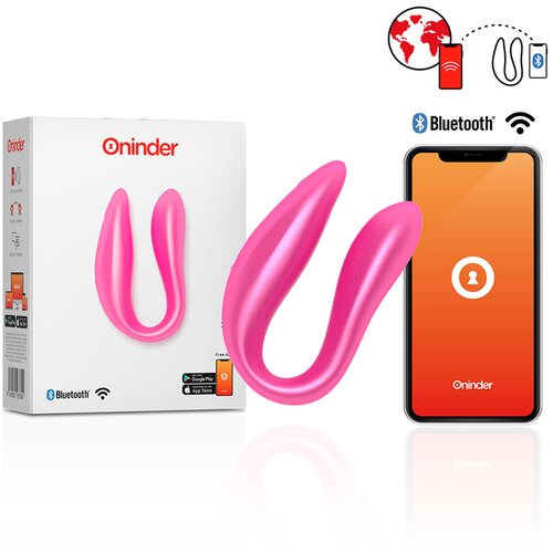 Oninder G-Spot &amp;amp; Clitoral Stimulator Pink Slike