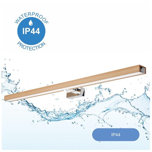  Brilagi-LED Osvetljenje za kupatilsko ogledalo WOODY MIRROR LED/15W/230V IP44 hrast/hrom Cene
