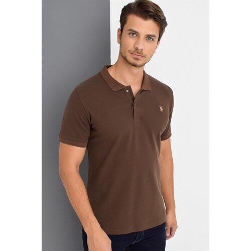 Dewberry T8561 MEN&amp;#039;S TSHIRT-COFFEE Slike