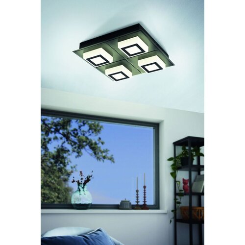 Eglo Masiano 1 zidna/stropna/4, led, 4x3,3w, 4x340lm, crna/aluminij/čelik Cijene