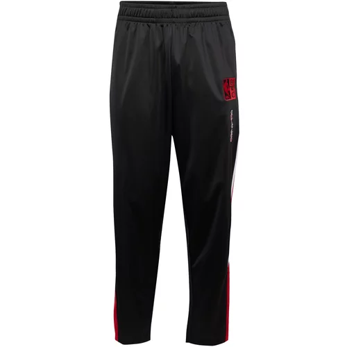 Mitchell & Ness Športne hlače 'Chicago Bulls' rdeča / črna / bela