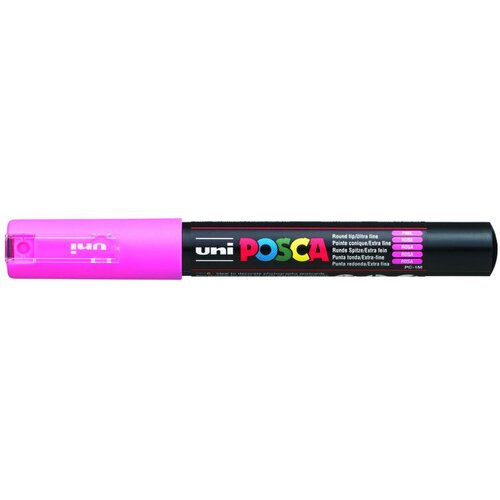POSCA Uni flomaster; konica 0,7 mm bullet; pink, (21290544) Slike