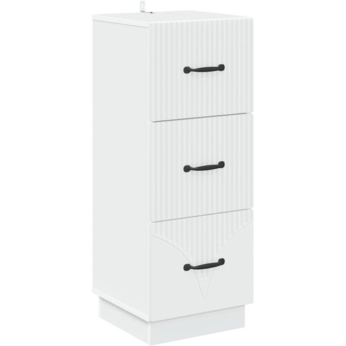  Ormar s ladicama Bijela 33 x 34,5 x 87 cm Konstruirano drvo Slike