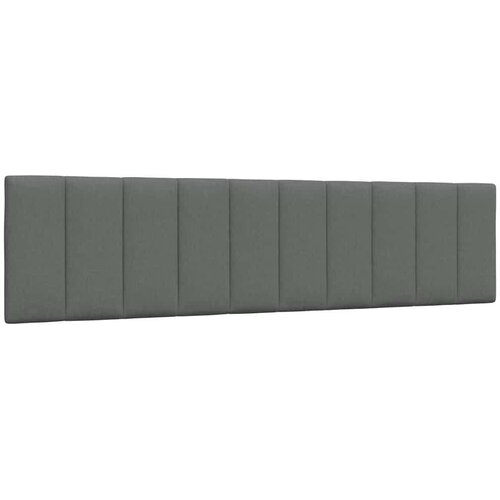 VidaXL okvir za krevet bez madraca tamnosivi 200x200 cm od tkanine Slike