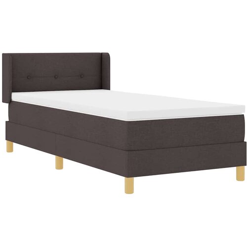  s opruga kutije Tamno smeđa 200 x 90 cm tkanina Slike