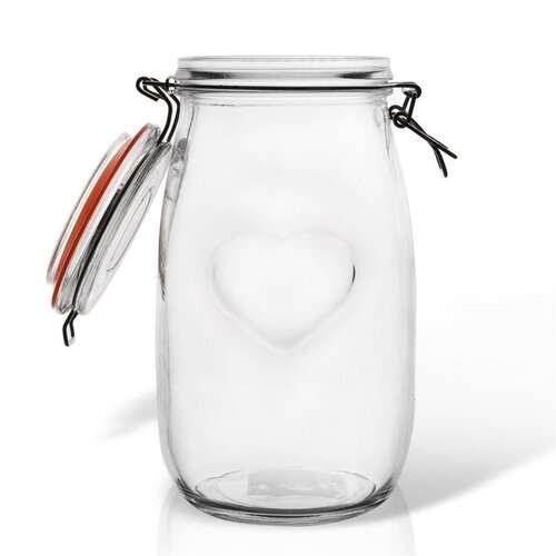 Orion Lakiran steklen kozarec s sponko 1,5 l, (5000009626) Cene