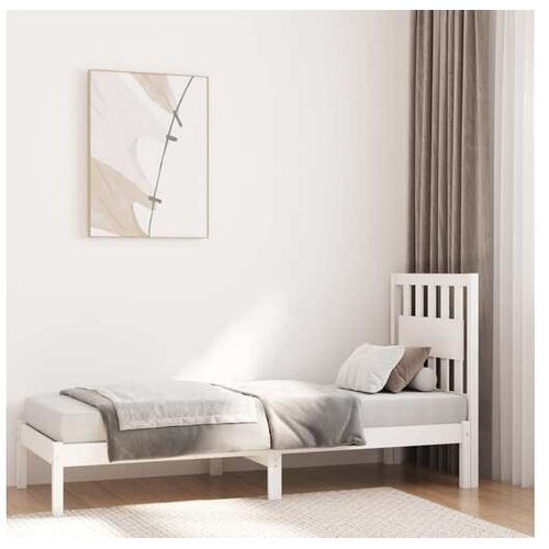  Okvir za krevet od borovine bijeli 75x190 cm 2FT6 jednokrevetni Cijene